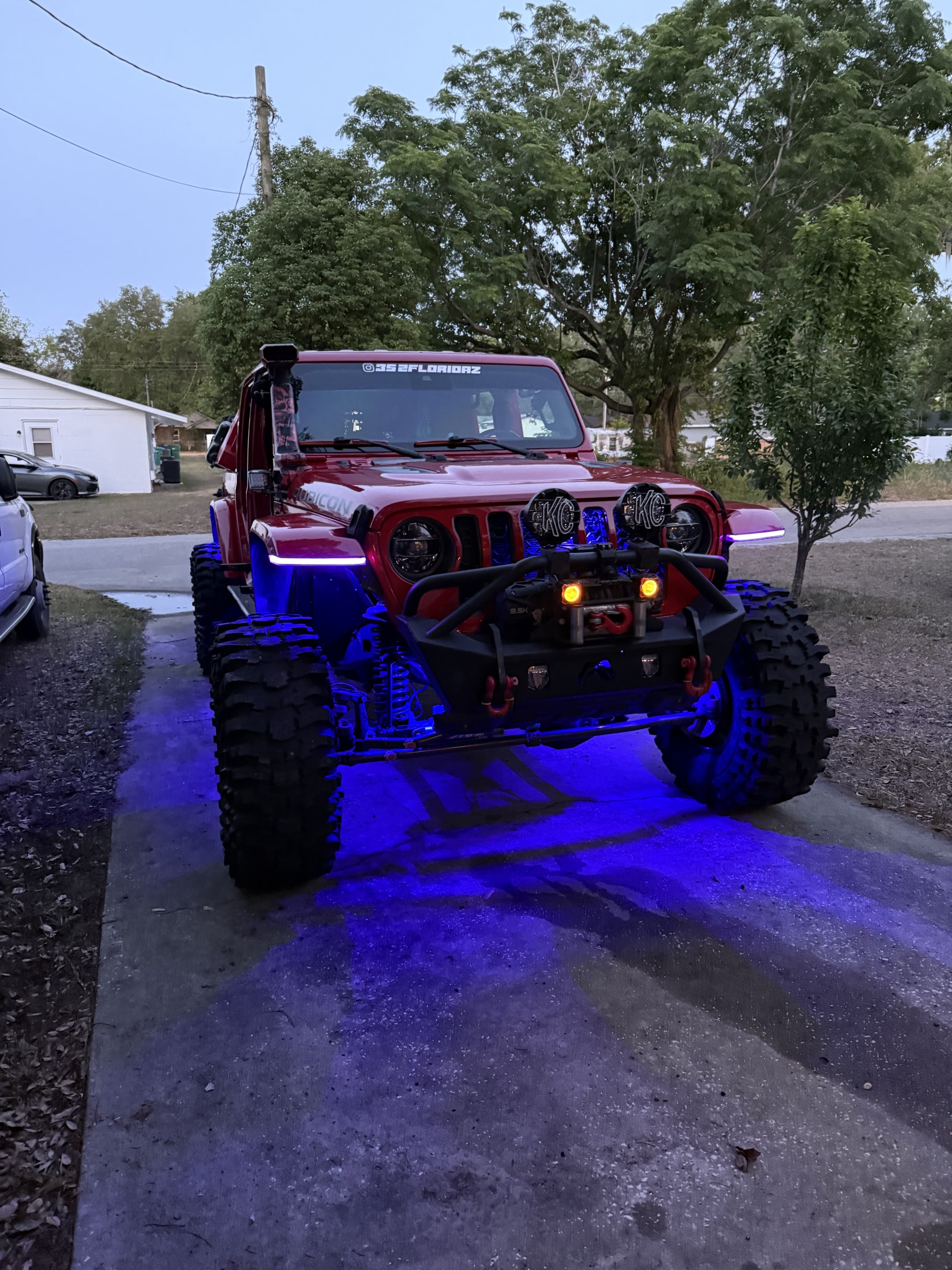 NeckBreaker Jeep Gladiator driveway portrait